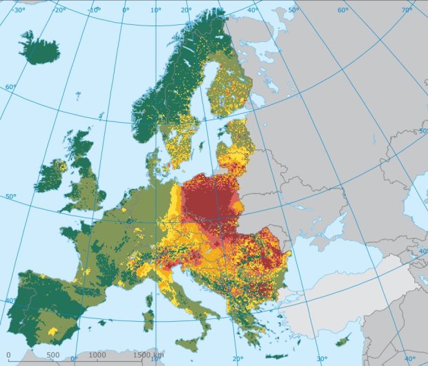 Polska oddycha rakotwórczym benzo(a)pirenem