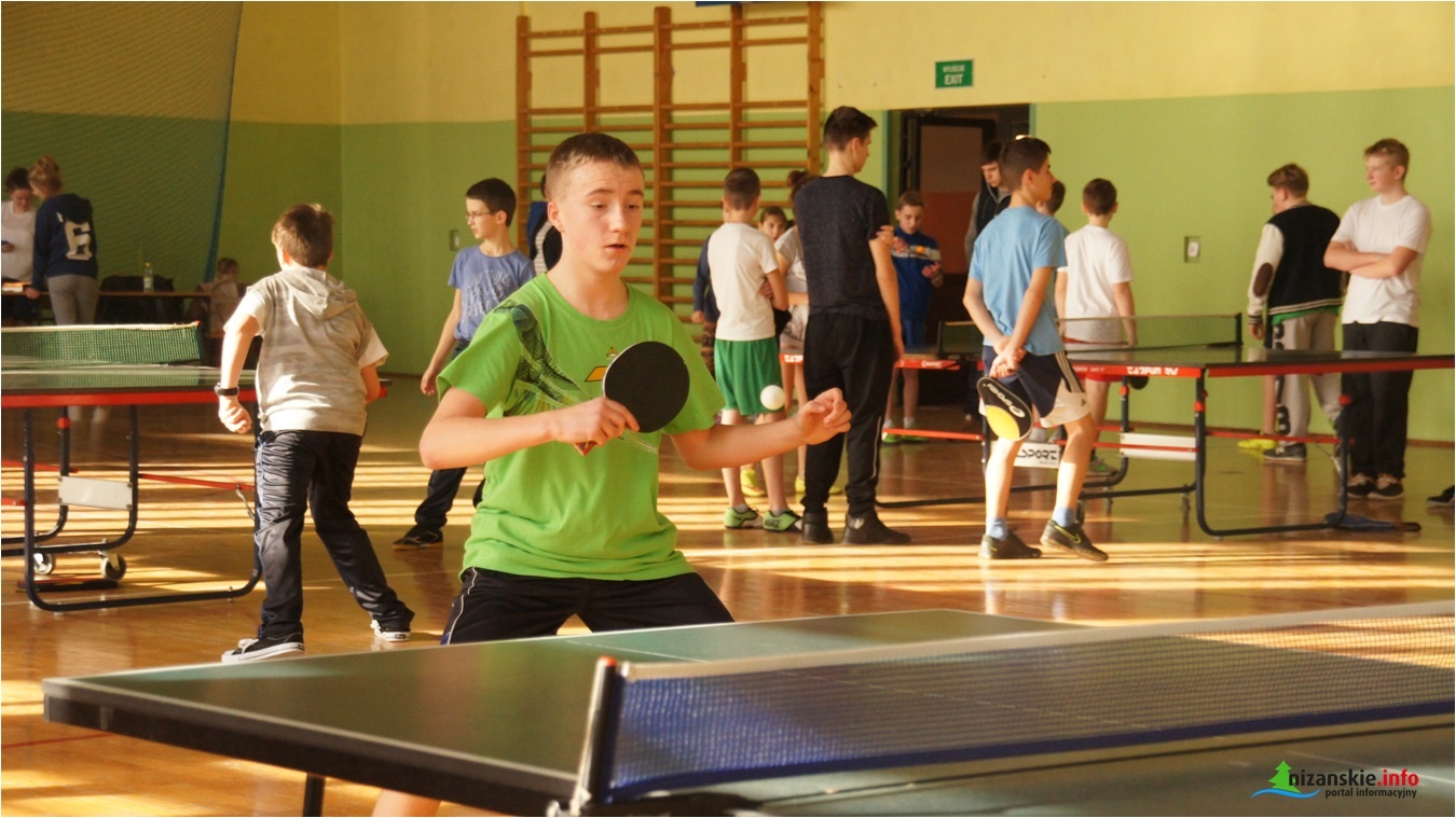 Turniej Tenisa Stołowego w Ulanowie