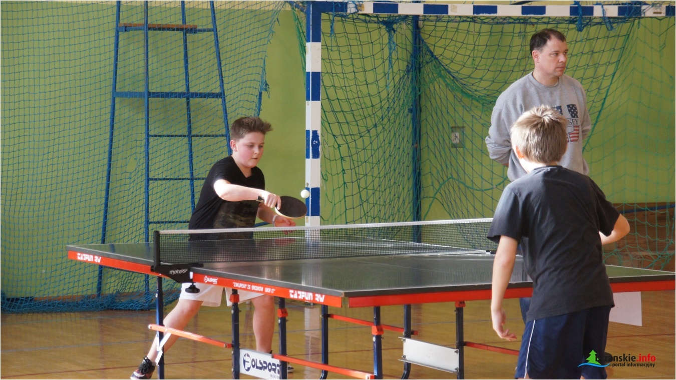 Turniej Tenisa Stołowego w Ulanowie