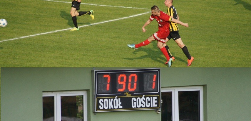 Sokół Nisko wygrał z Przełomem Besko aż 7-1
