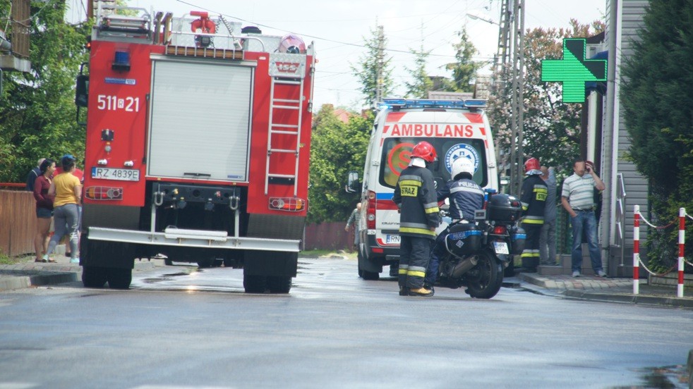 Wypadek w Ulanowie