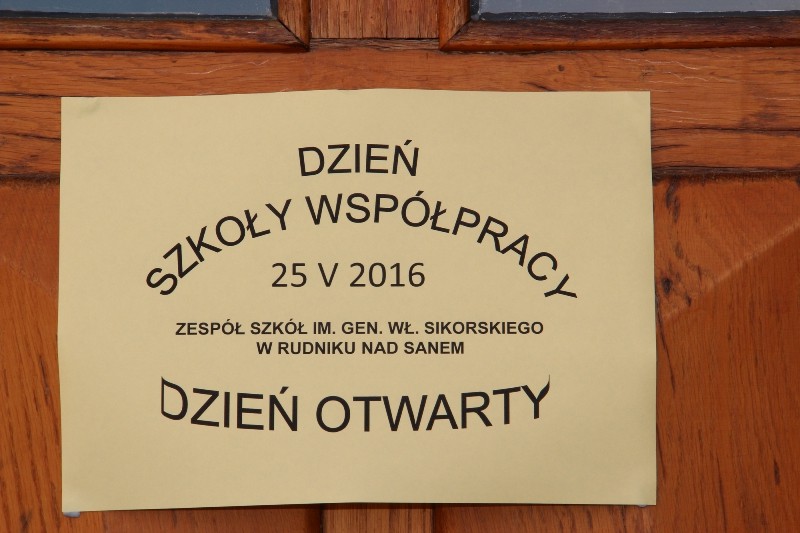 DZIEŃ SZKOŁY WSPÓŁPRACY w Rudniku nad Sanem