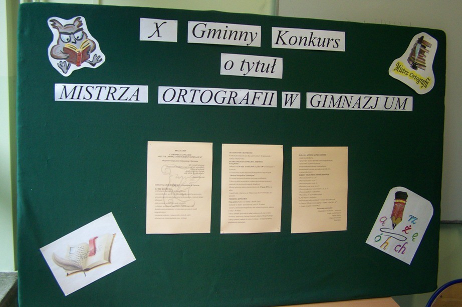 ?Mistrz Ortografii w Gimnazjum?