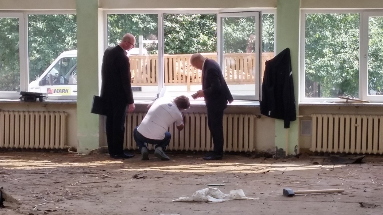 W Rudniku remontują salę gimnastyczną