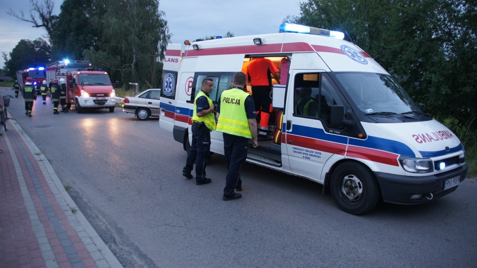 Czołowe zderzenie w Rudniku nad Sanem