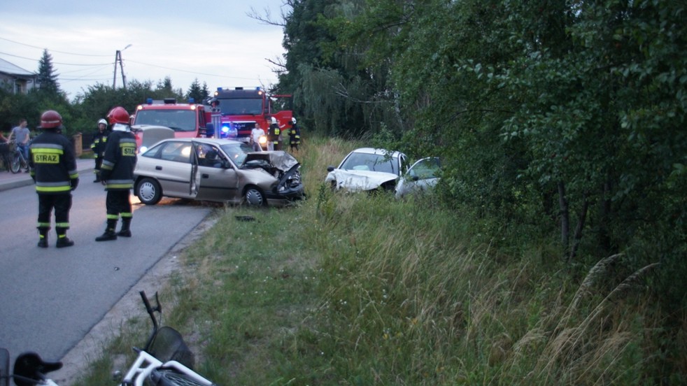 Czołowe zderzenie w Rudniku nad Sanem