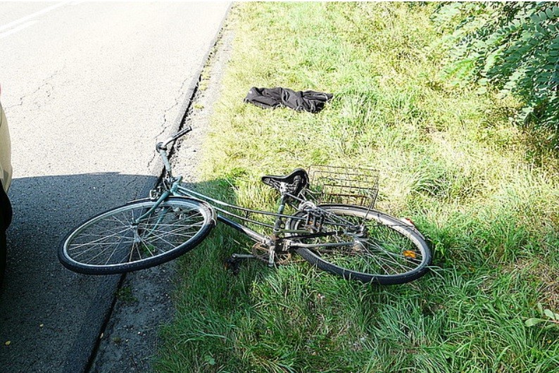 Rowerzysta poszkodowany w wypadku