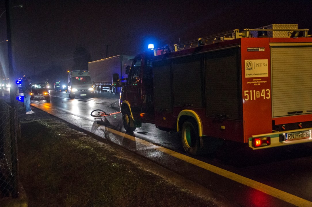 Rowerzysta potrącony na ul. Sandomierskiej w Nisku