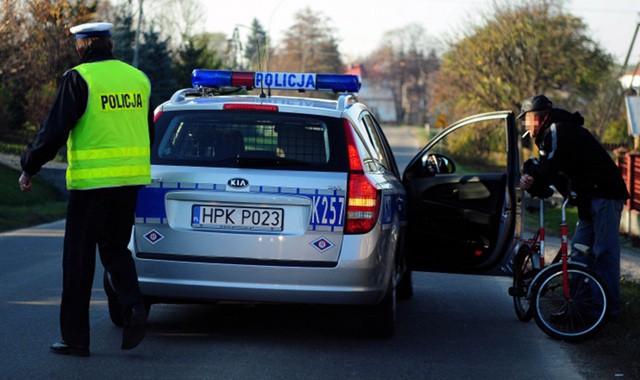 Kierowca zatrzymał nietrzeźwego rowerzystę