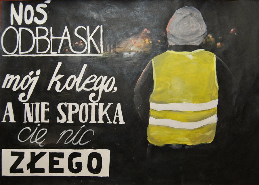 I miejsce w wojewódzkim konkursie plastycznym ?Bezpieczne Wakacje? dla uczennicy z Nowosielca
