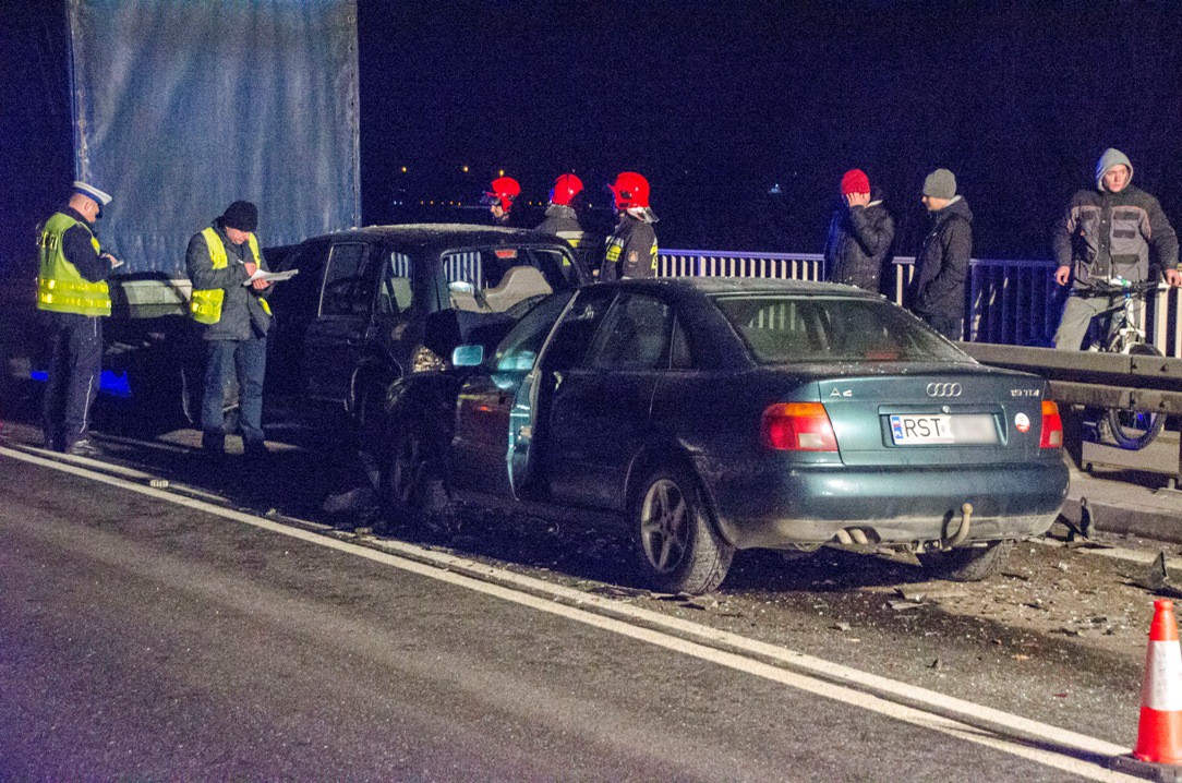 Wypadek na DK-19 w Zarzeczu