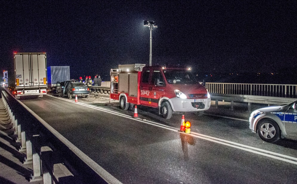 Wypadek na DK-19 w Zarzeczu