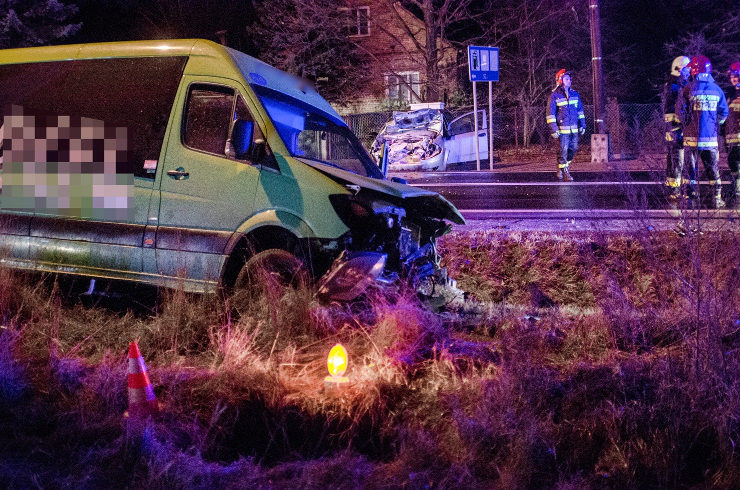 Wypadek autobusu na DK 19 ? trzy osoby ranne