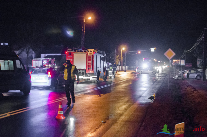 Wypadek autobusu na DK 19 ? trzy osoby ranne
