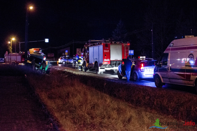 Wypadek autobusu na DK 19 ? trzy osoby ranne
