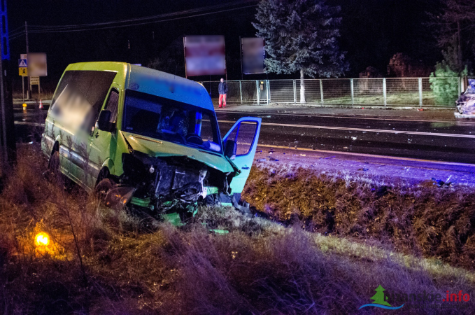Wypadek autobusu na DK 19 ? trzy osoby ranne