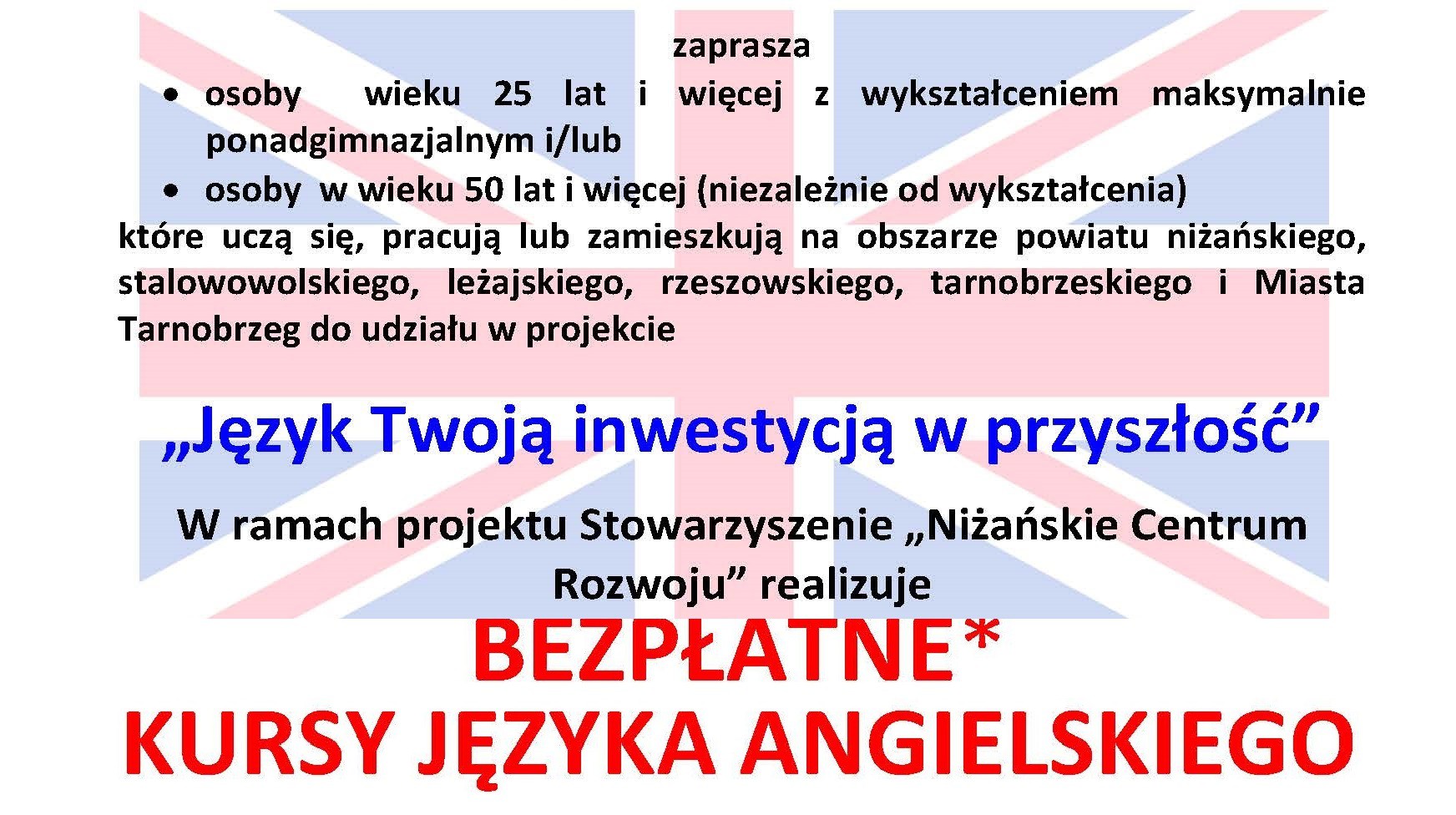 Bezpłatne kursy języka angielskiego