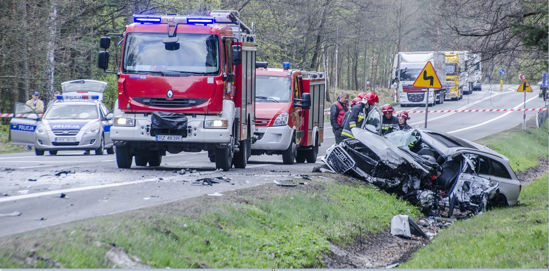 Wypadek na DK19. Droga była zablokowana 6h