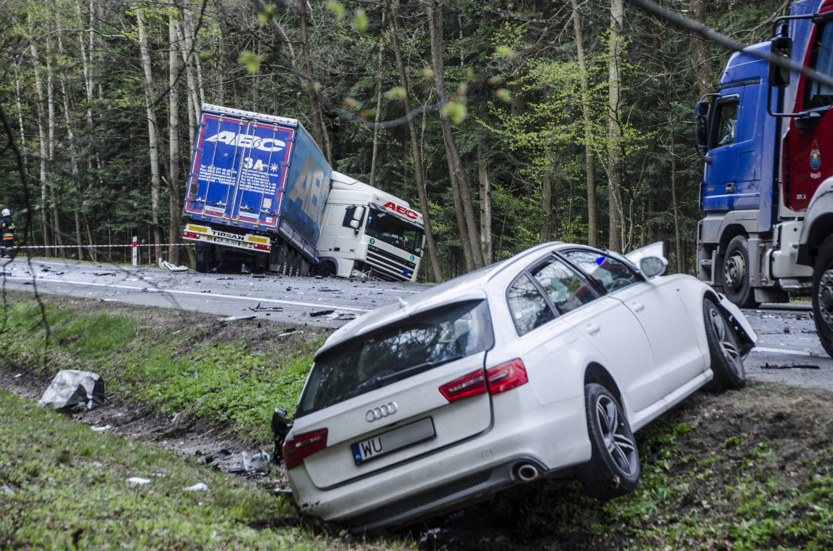 Wypadek na DK19. Droga była zablokowana 6h