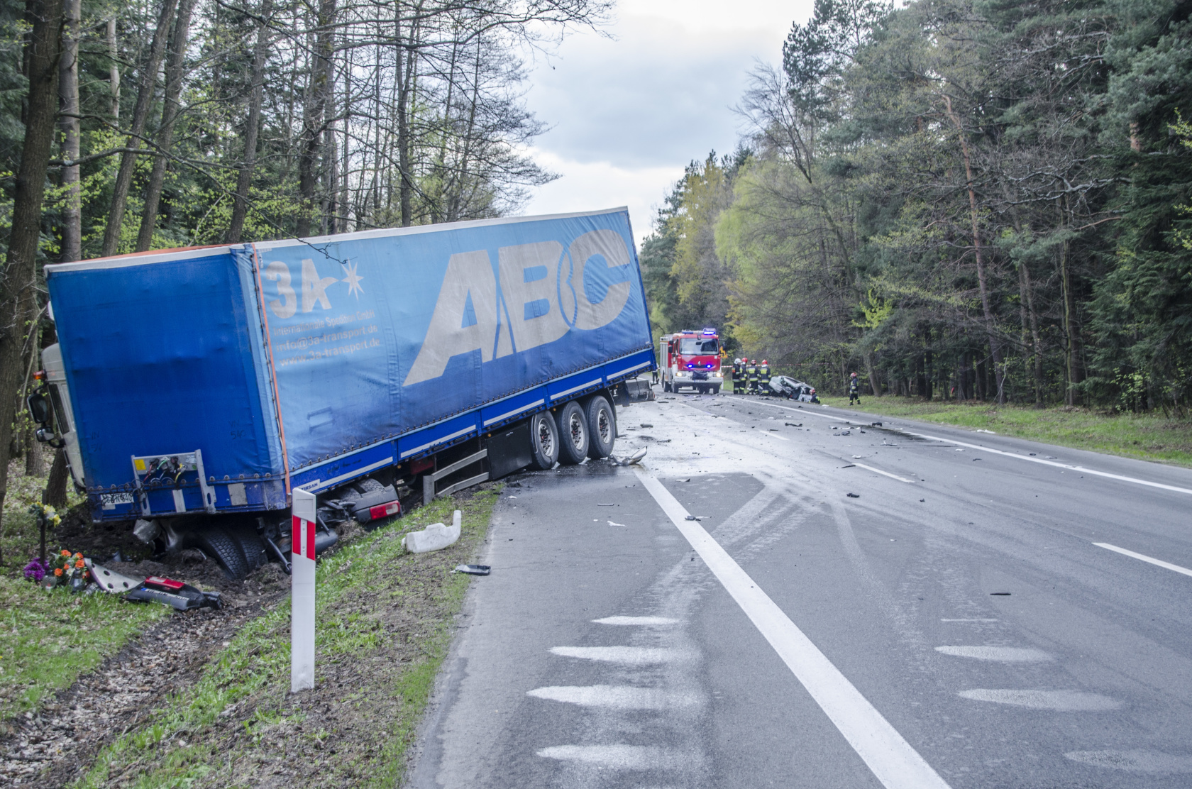 Wypadek na DK19. Droga była zablokowana 6h
