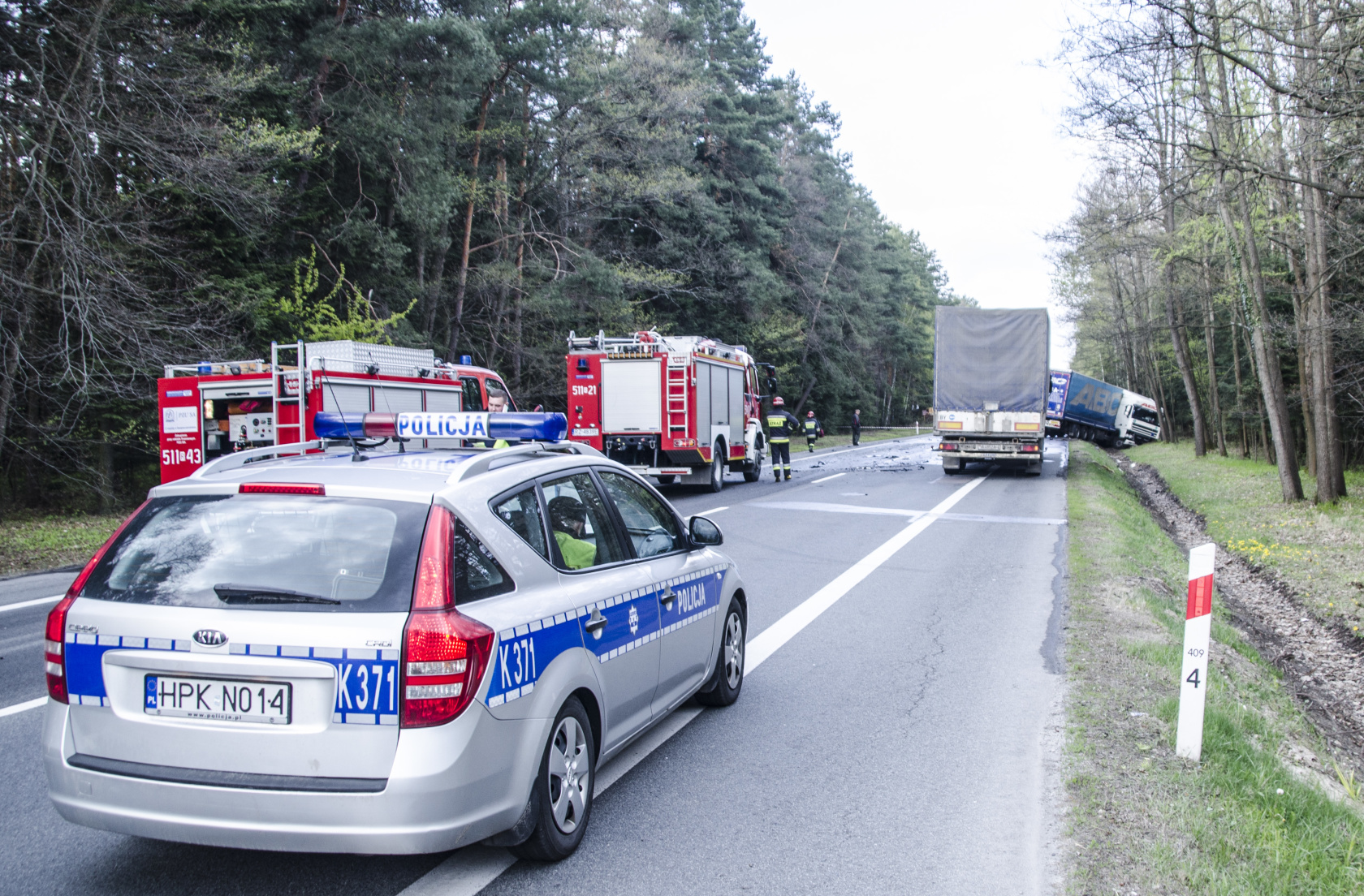 Wypadek na DK19. Droga była zablokowana 6h