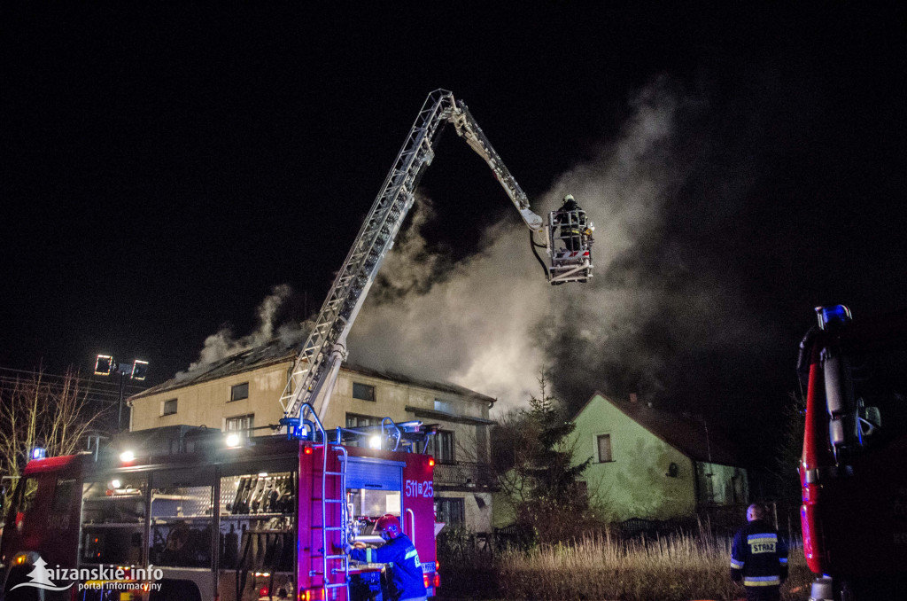 Pożar domu mieszkalnego w Rudniku