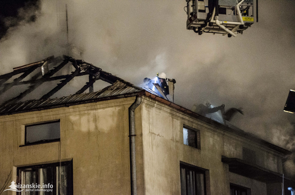 Pożar domu mieszkalnego w Rudniku