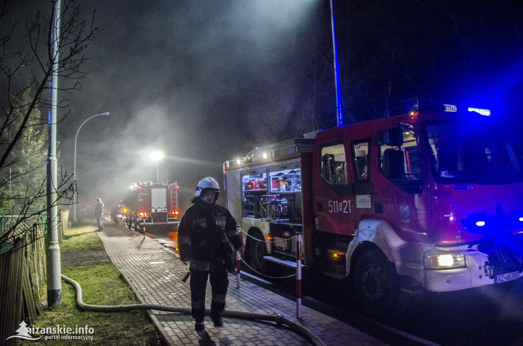 Pożar domu mieszkalnego w Rudniku