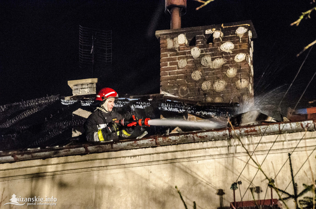 Pożar domu mieszkalnego w Rudniku