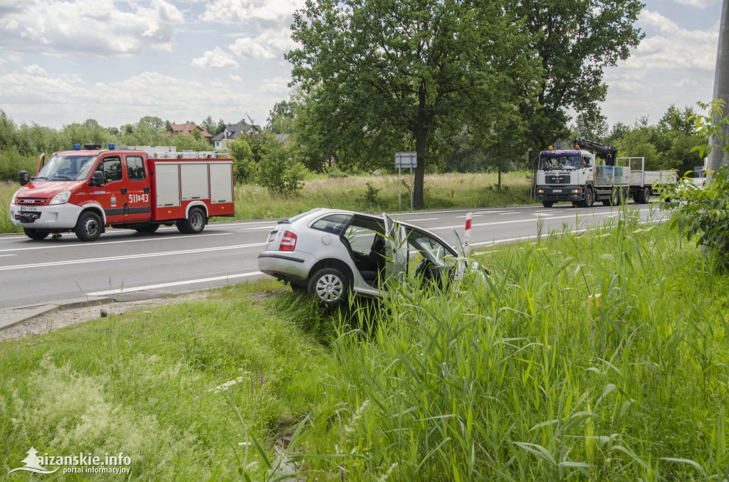 Zderzenie skody z ciężarówką