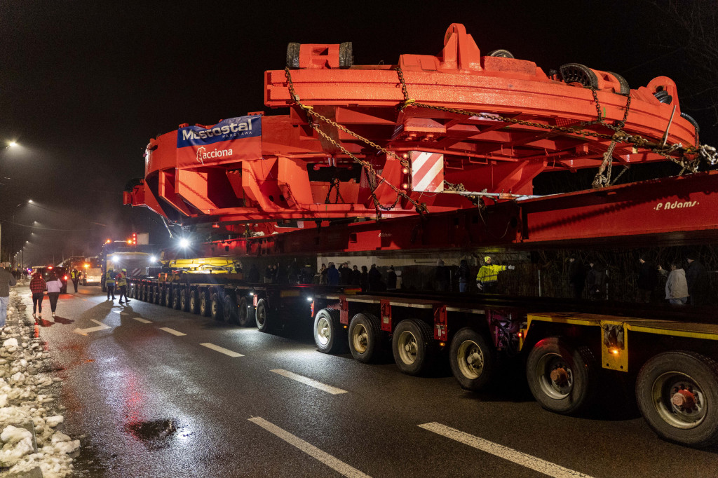 Nisko - Transport maszyny TBM