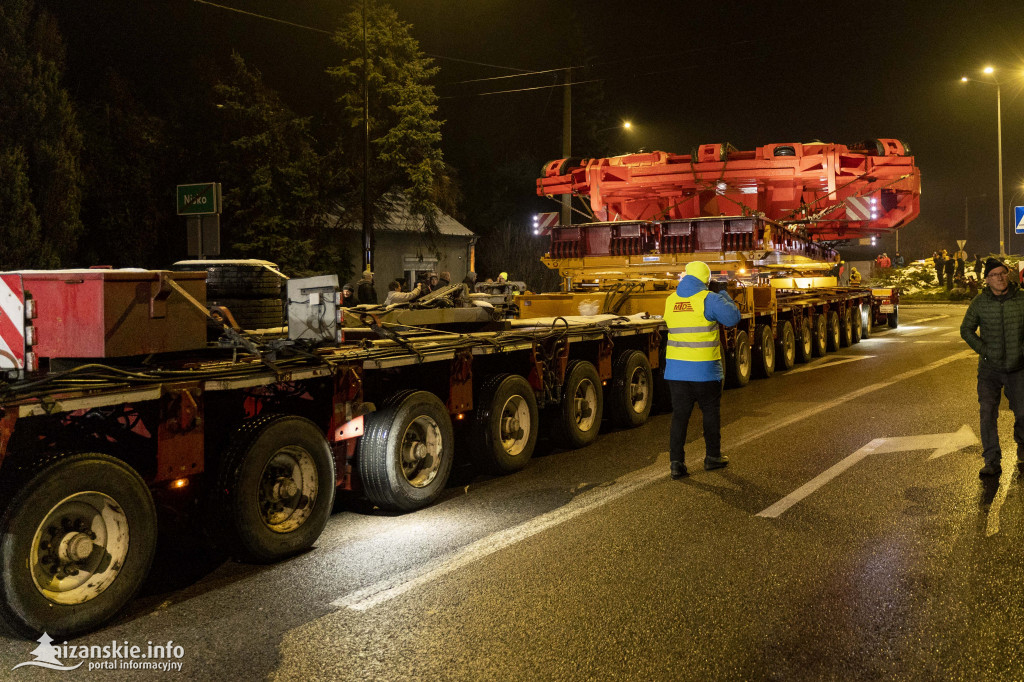 Nisko - Transport maszyny TBM