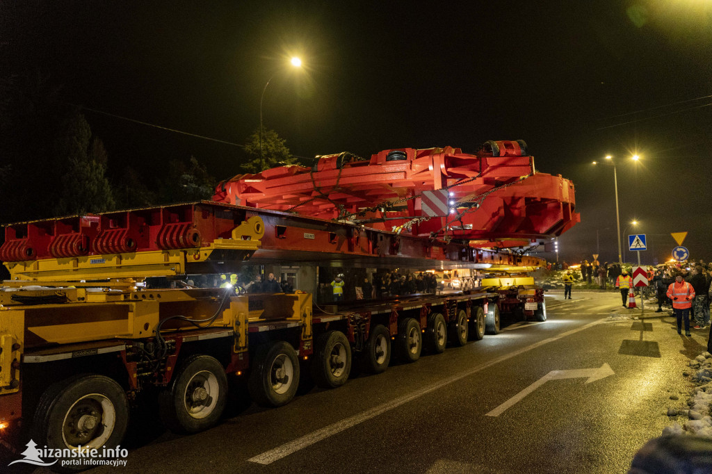 Nisko - Transport maszyny TBM