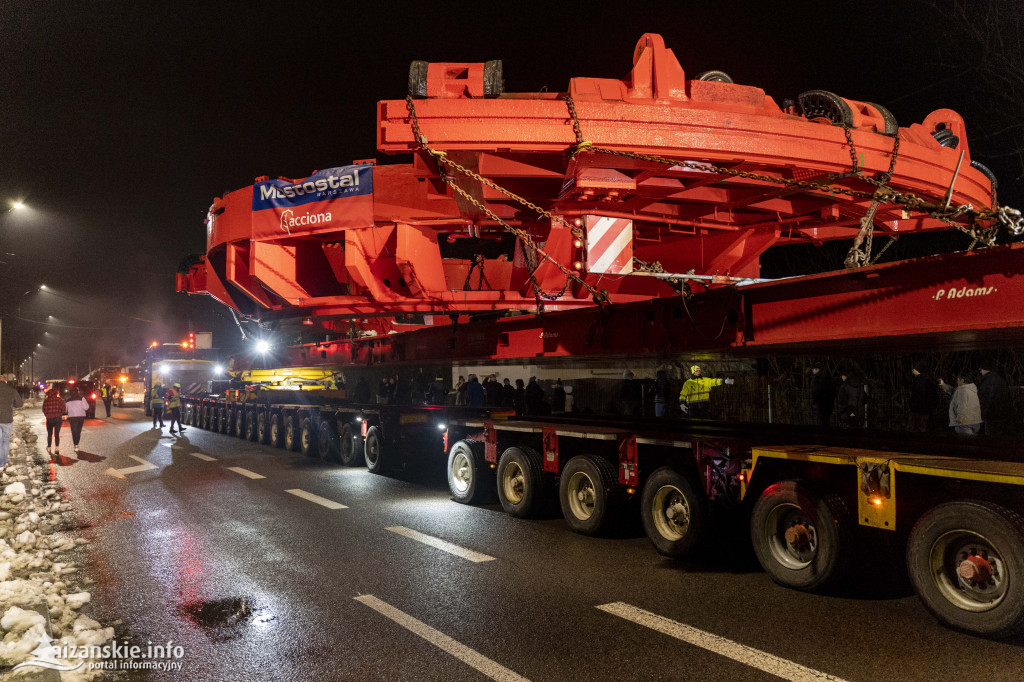 Nisko - Transport maszyny TBM