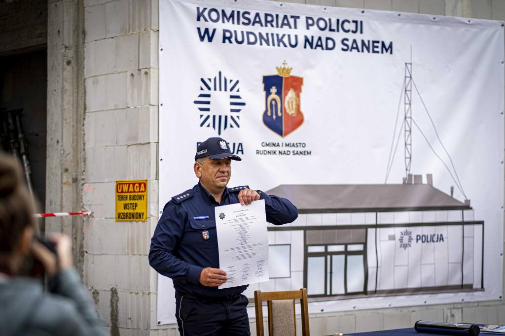 Nowy komisariat policji w Rudniku nad Sanem