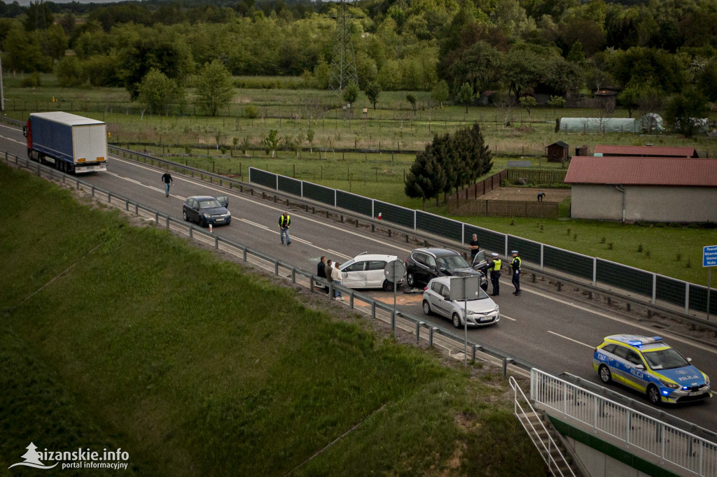 Wypadek na obwodnicy wywołał sparaliż