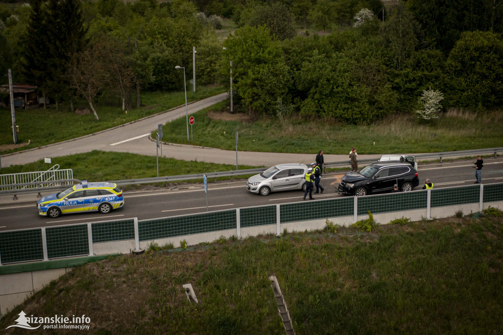 Wypadek na obwodnicy wywołał sparaliż