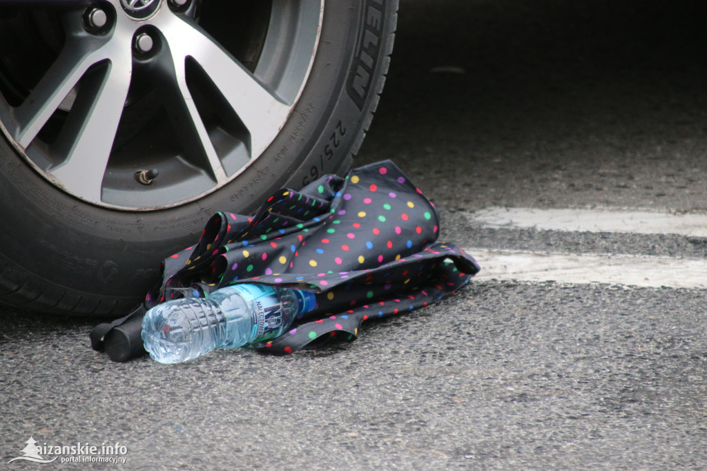 Wypadek w Zarzeczu na skrzyżowaniu