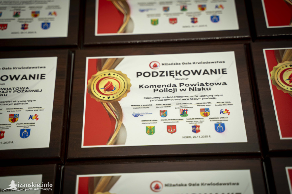 III Niżańska Gala Krwiodawstwa.