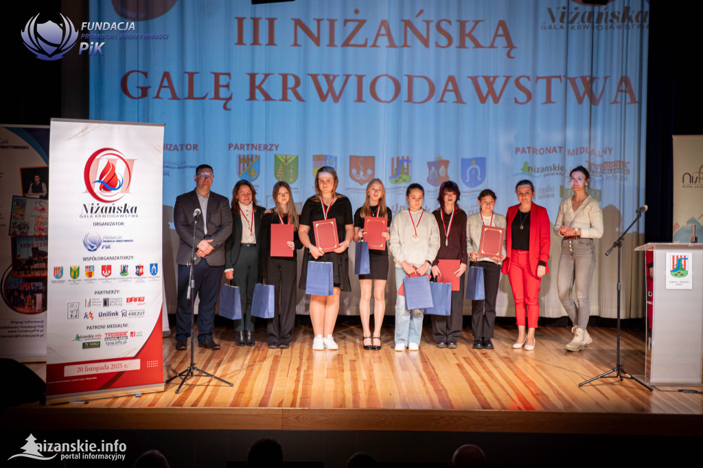 III Niżańska Gala Krwiodawstwa.