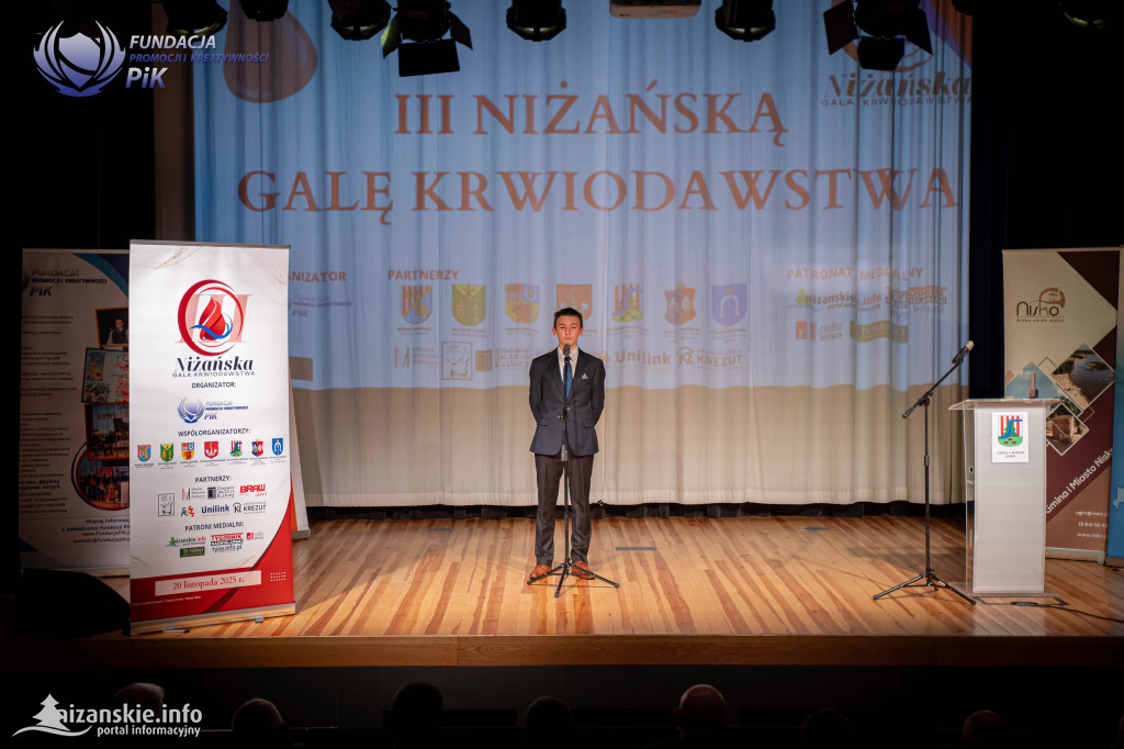 III Niżańska Gala Krwiodawstwa.