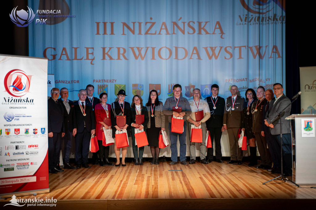 III Niżańska Gala Krwiodawstwa.