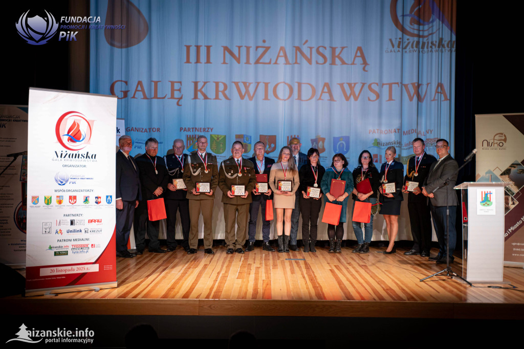 III Niżańska Gala Krwiodawstwa.