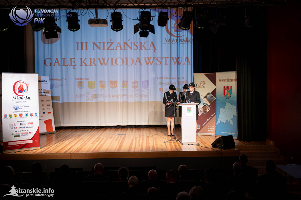 III Niżańska Gala Krwiodawstwa.
