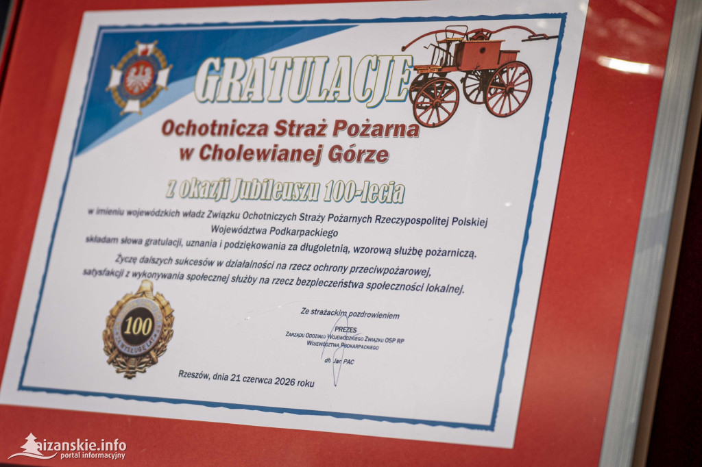 100-lecie OSP Cholewiana Góra