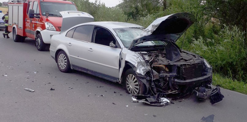 Pijany motocyklista spowodował wypadek