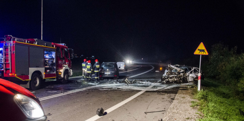 miejsce wypadku DK19. fot. nizanskie.info