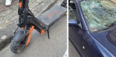 Pijany 14-latek na hulajnodze spowodował wypadek-10764