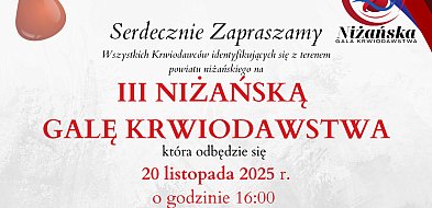 Zapraszamy na III Niżańską Galę Krwiodawstwa-11618