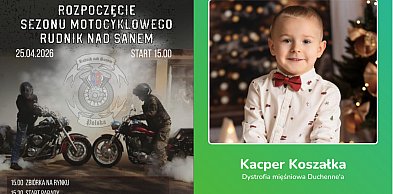 Motocykliści z Rudnika znów ruszają w trasę – tym razem dla Kacperka!